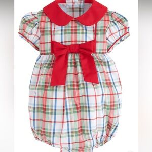 Christmas plaid bubble suit